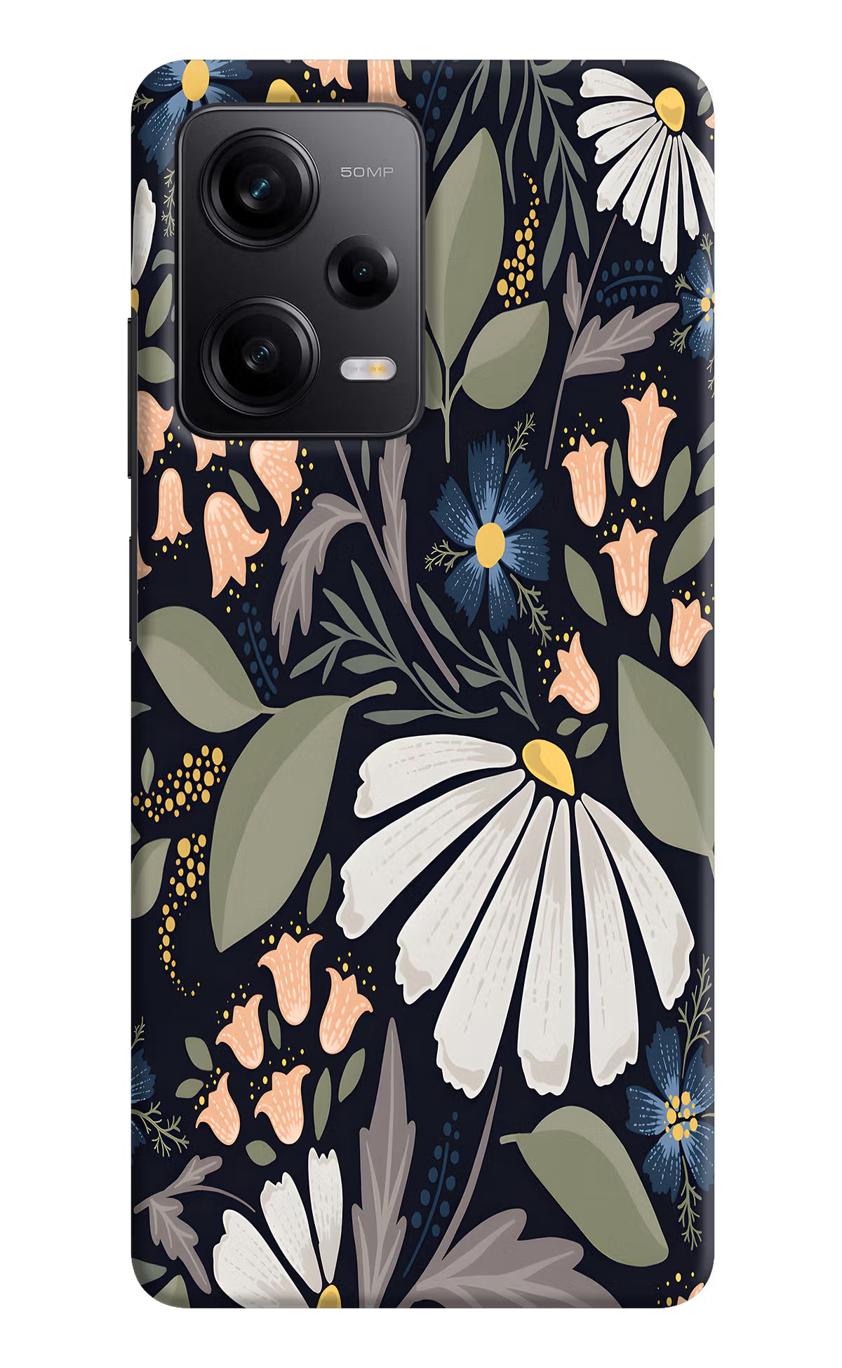 Flowers Art Redmi Note 12 5G Hard Case Back Cover by Casekaro