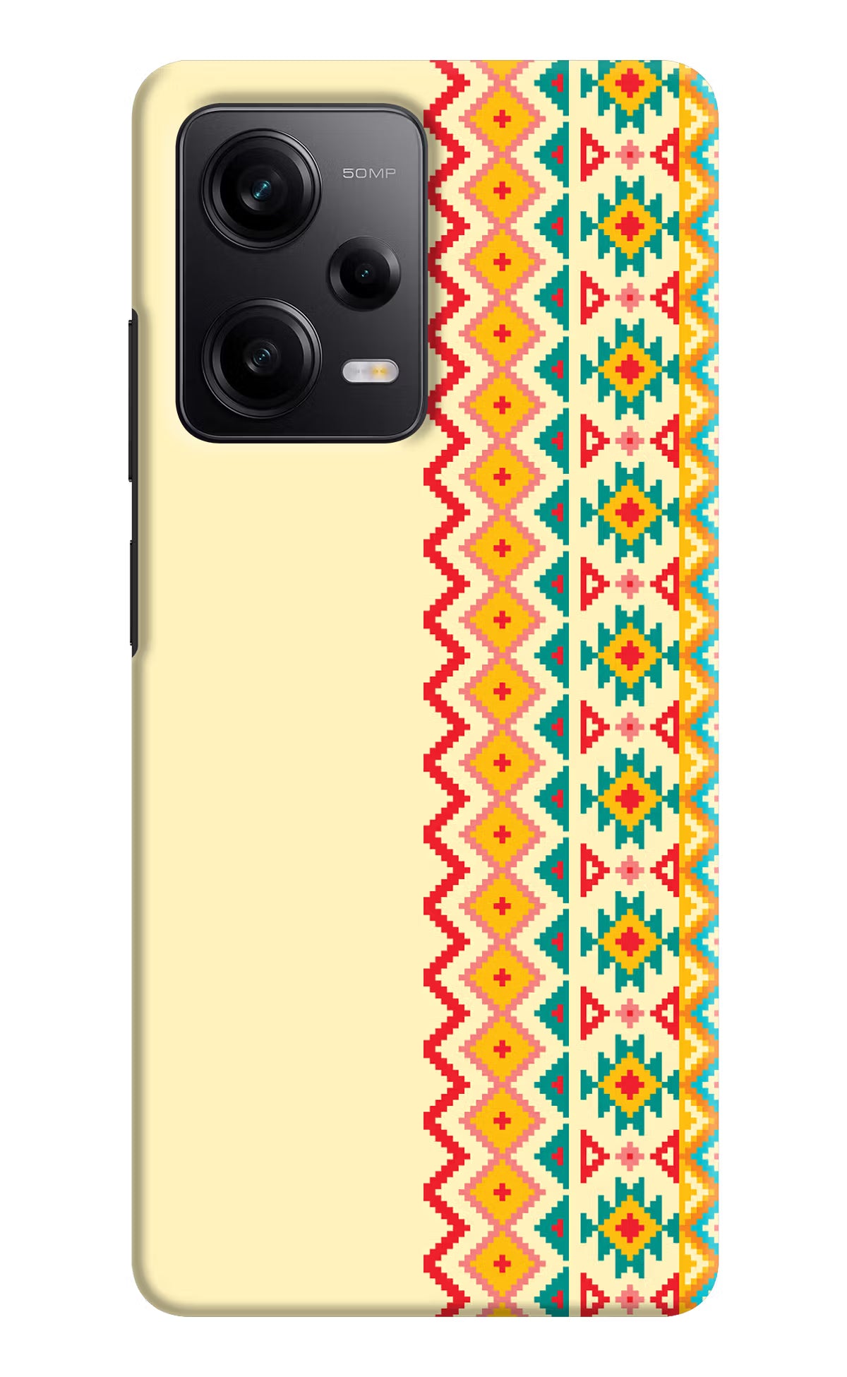 Ethnic Seamless Redmi Note 12 5G Hard Case Back Cover by Casekaro