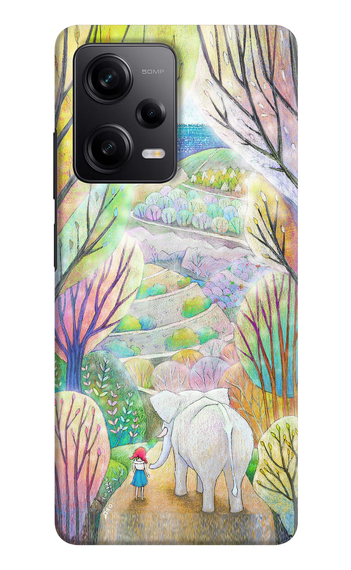Nature Painting Redmi Note 12 5G Hard Case Back Cover by Casekaro