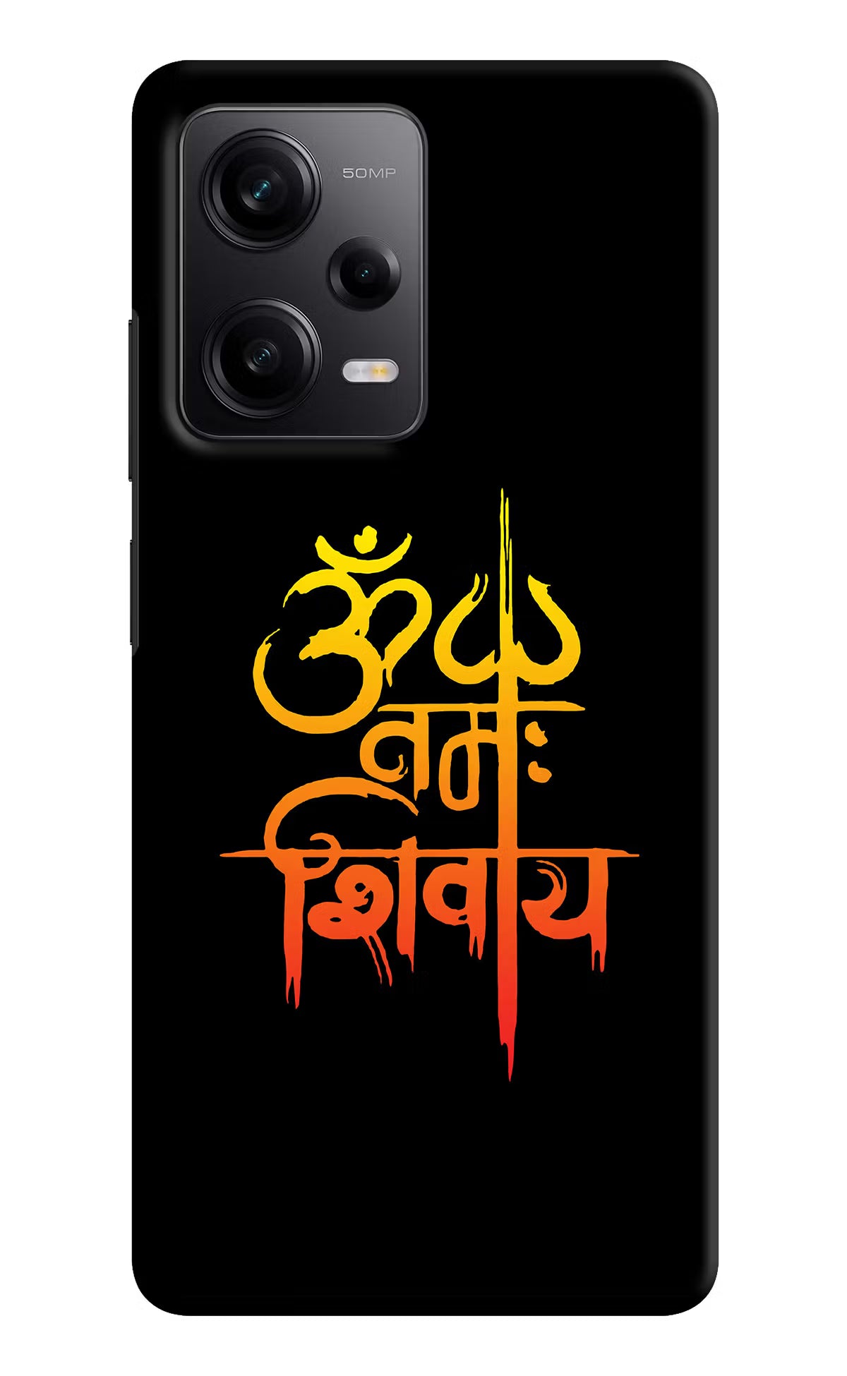 Om Namah Shivay Redmi Note 12 5G Hard Case Back Cover by Casekaro