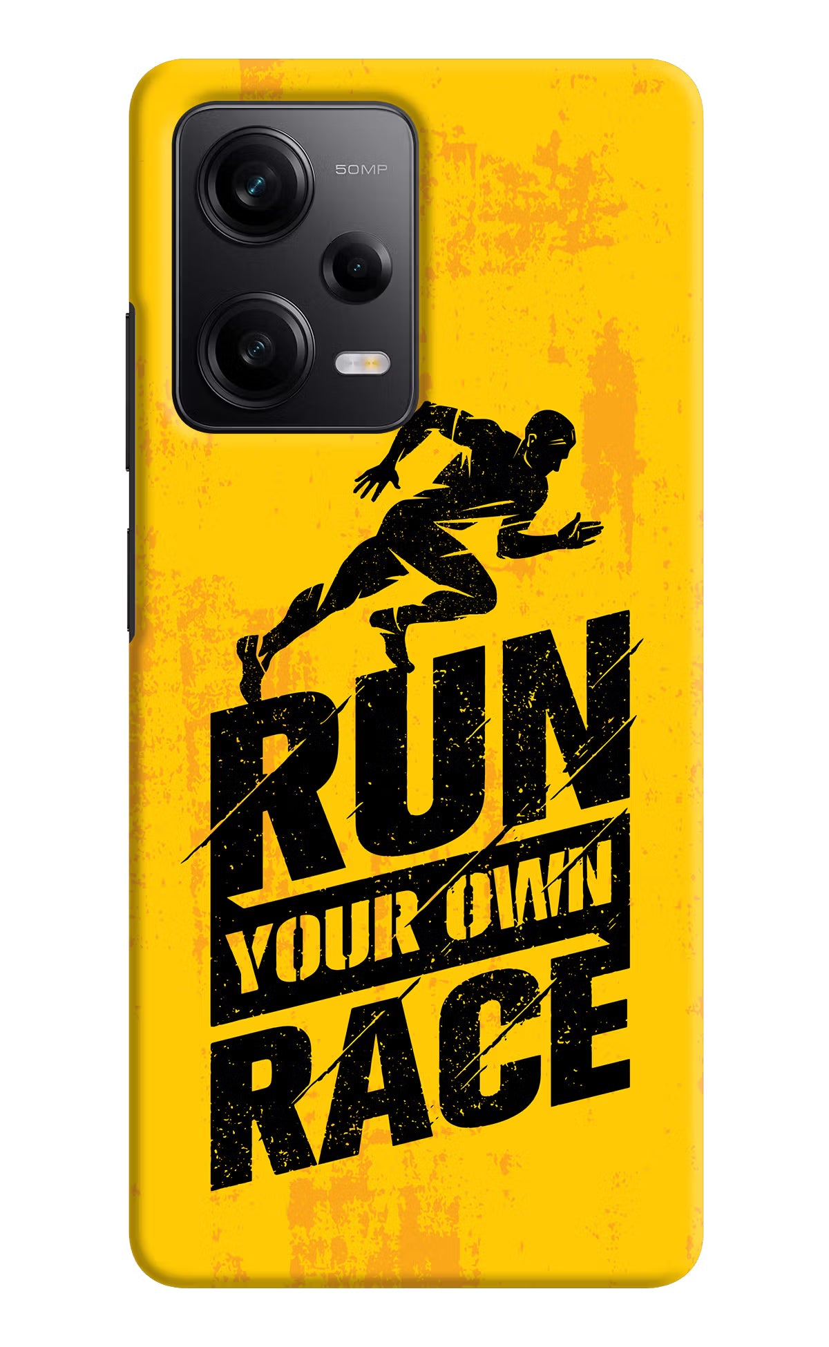 Run Your Own Race Redmi Note 12 5G Hard Case Back Cover by Casekaro