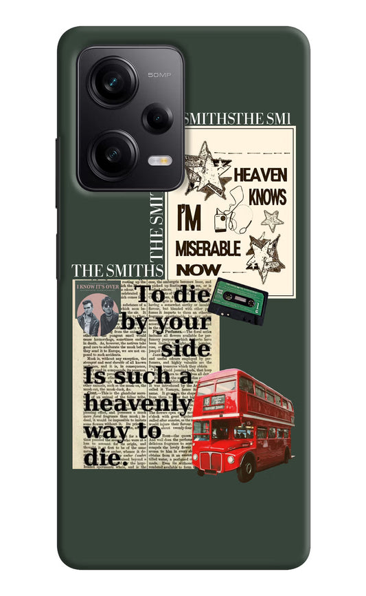 The Smiths Redmi Note 12 5G Hard Case Back Cover by Casekaro