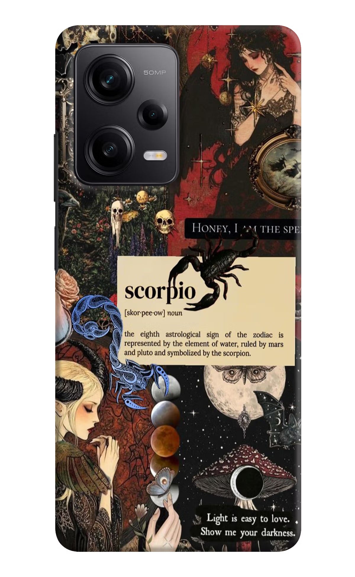 Scorpio Zodiac Redmi Note 12 5G Hard Case Back Cover by Casekaro