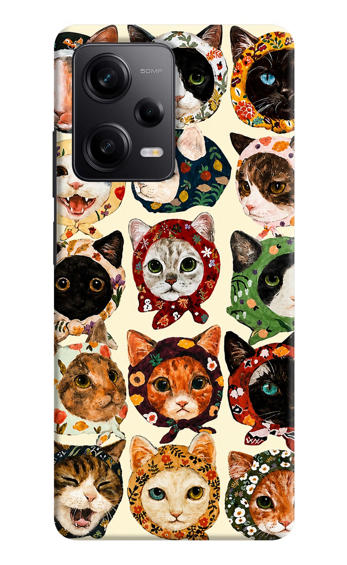 Cool Cat Redmi Note 12 5G Back Cover