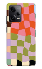 Wavy Grid Redmi Note 12 5G Back Cover