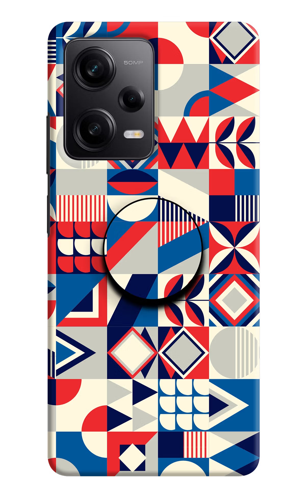 Colorful Pattern Redmi Note 12 5G Pop Case by Casekaro