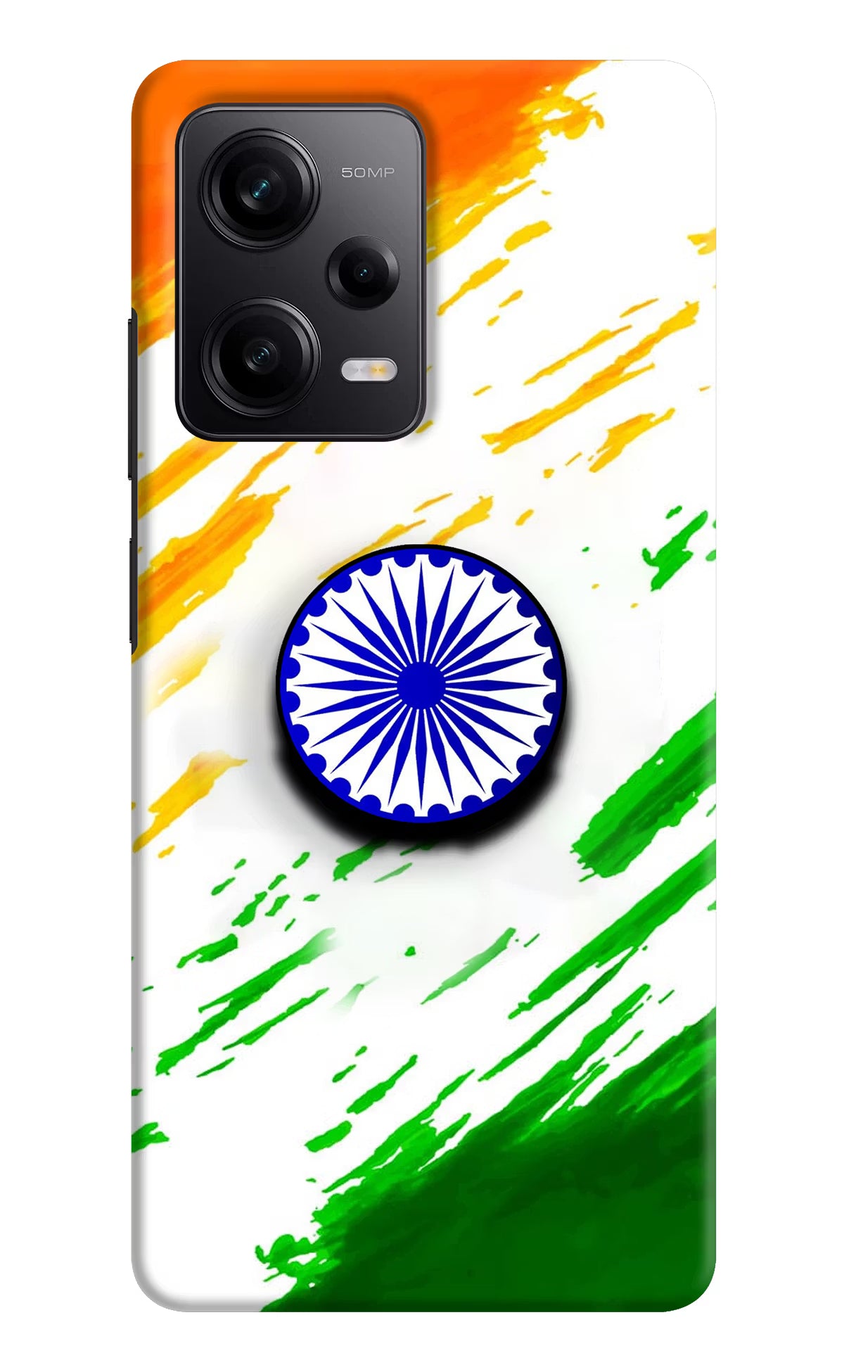 Indian Flag Ashoka Chakra Redmi Note 12 5G Pop Case by Casekaro