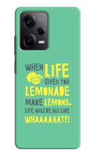 Quote Redmi Note 12 Pro 5G Hard Case Back Cover by Casekaro