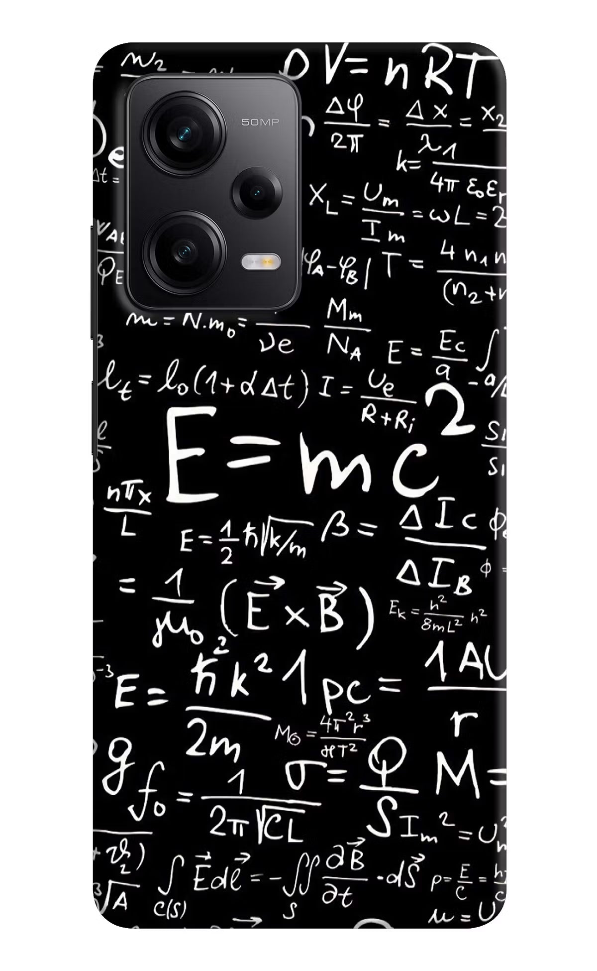 Physics Formula Redmi Note 12 Pro 5G Hard Case Back Cover by Casekaro