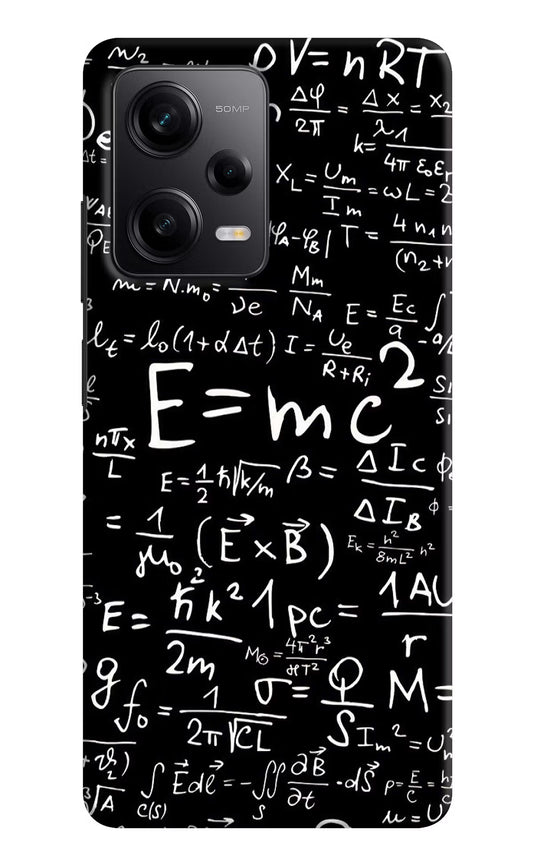 Physics Formula Redmi Note 12 Pro 5G Hard Case Back Cover by Casekaro