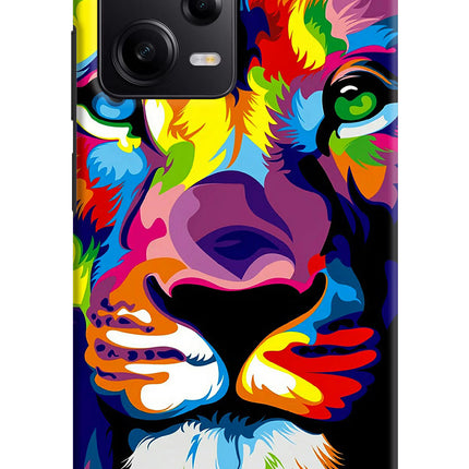Lion Redmi Note 12 Pro 5G Hard Case Back Cover by Casekaro