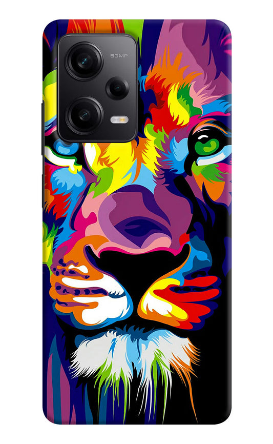 Lion Redmi Note 12 Pro 5G Hard Case Back Cover by Casekaro