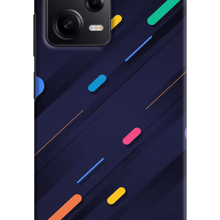 Abstract Design Redmi Note 12 Pro 5G Hard Case Back Cover by Casekaro