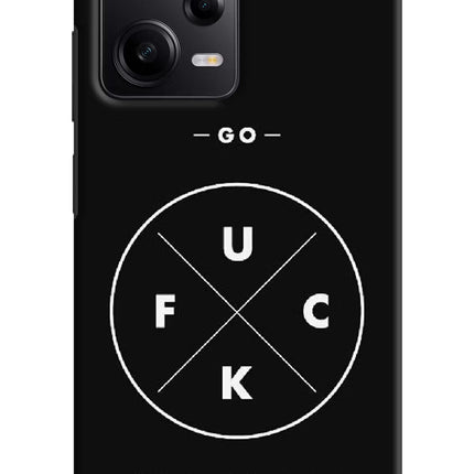 Go Fuck Yourself Redmi Note 12 Pro 5G Hard Case Back Cover by Casekaro