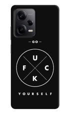 Go Fuck Yourself Redmi Note 12 Pro 5G Hard Case Back Cover by Casekaro