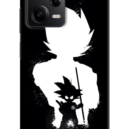 Goku Shadow Redmi Note 12 Pro 5G Hard Case Back Cover by Casekaro