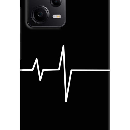Heart Beats Redmi Note 12 Pro 5G Hard Case Back Cover by Casekaro