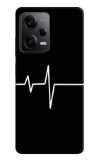 Heart Beats Redmi Note 12 Pro 5G Hard Case Back Cover by Casekaro