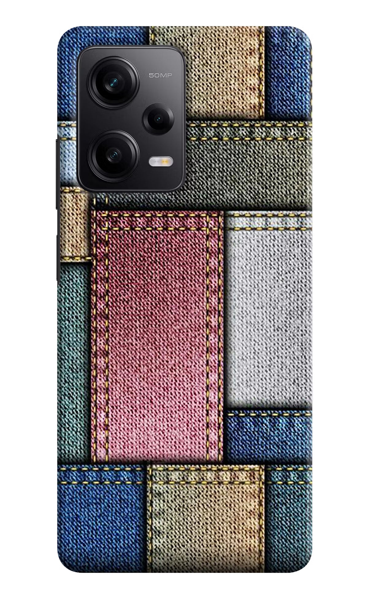 Multicolor Jeans Redmi Note 12 Pro 5G Hard Case Back Cover by Casekaro
