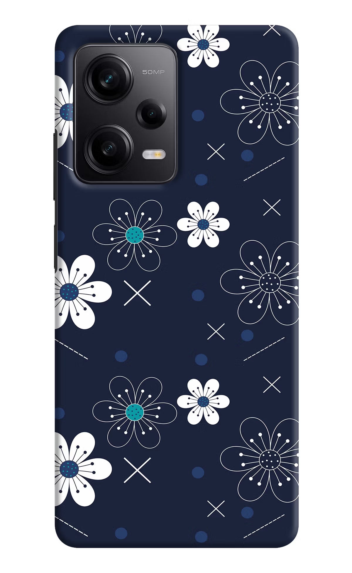Flowers Redmi Note 12 Pro 5G Hard Case Back Cover by Casekaro