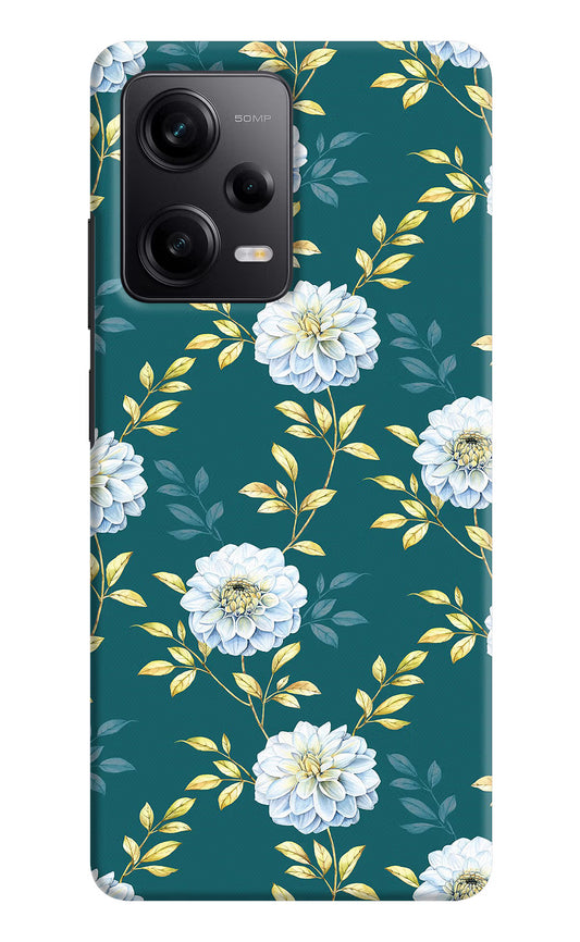 Flowers Redmi Note 12 Pro 5G Hard Case Back Cover by Casekaro