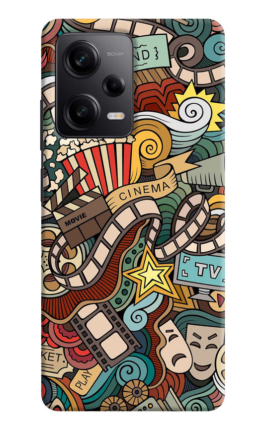 Cinema Abstract Redmi Note 12 Pro 5G Hard Case Back Cover by Casekaro