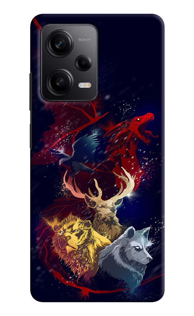 Game Of Thrones Redmi Note 12 Pro 5G Hard Case Back Cover by Casekaro