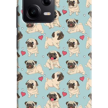 Pug Dog Redmi Note 12 Pro 5G Hard Case Back Cover by Casekaro