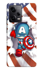 Captain America Redmi Note 12 Pro 5G Hard Case Back Cover by Casekaro