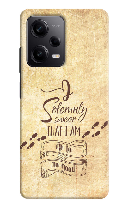 I Solemnly swear that i up to no good Redmi Note 12 Pro 5G Hard Case Back Cover by Casekaro