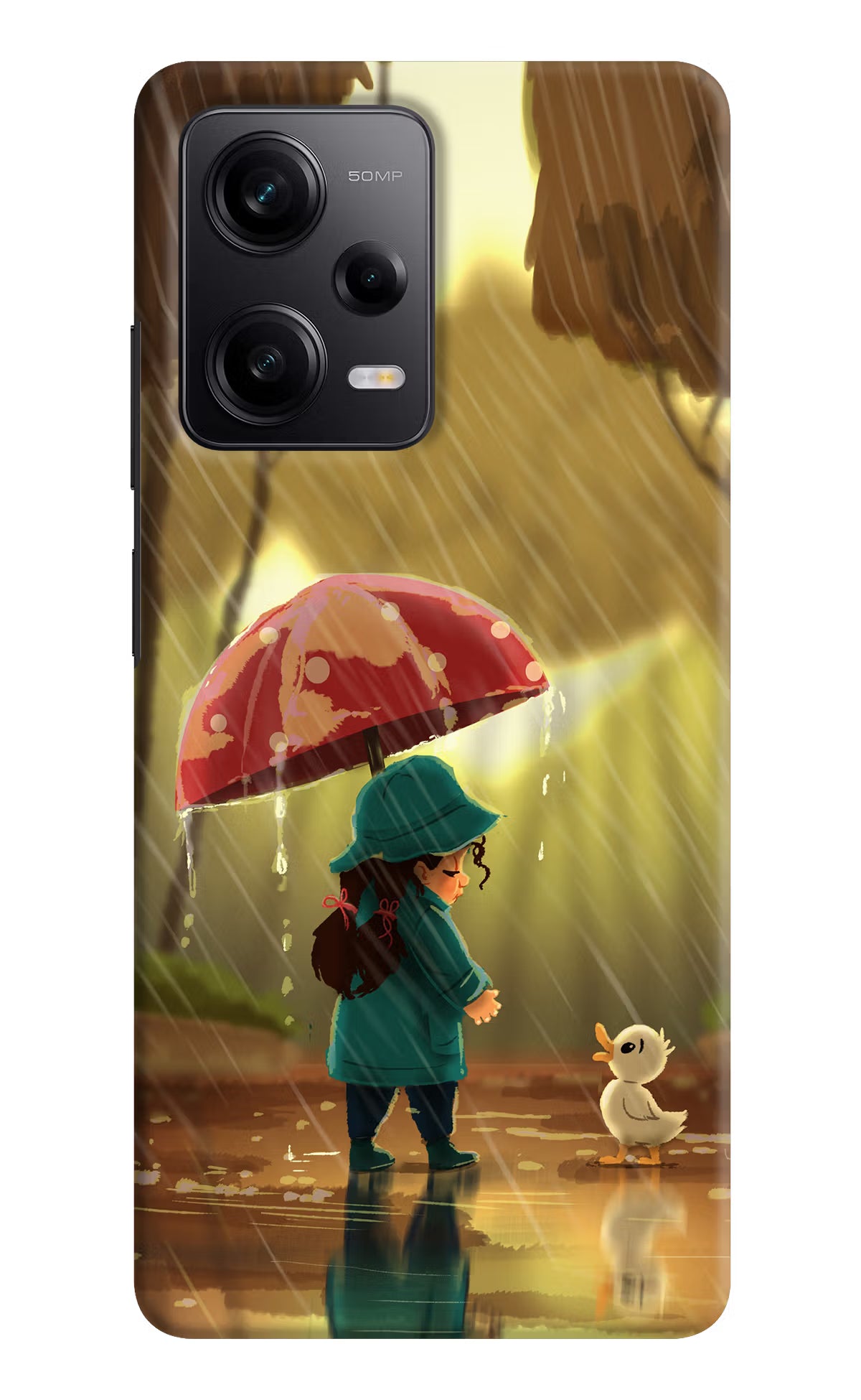 Rainy Day Redmi Note 12 Pro 5G Hard Case Back Cover by Casekaro