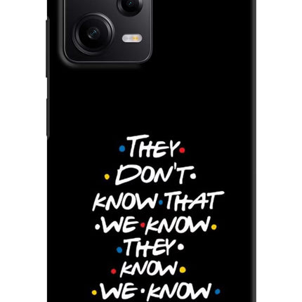 FRIENDS Dialogue Redmi Note 12 Pro 5G Hard Case Back Cover by Casekaro