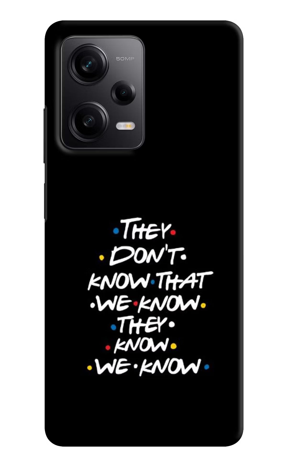 FRIENDS Dialogue Redmi Note 12 Pro 5G Hard Case Back Cover by Casekaro
