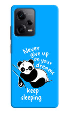 Keep Sleeping Redmi Note 12 Pro 5G Hard Case Back Cover by Casekaro