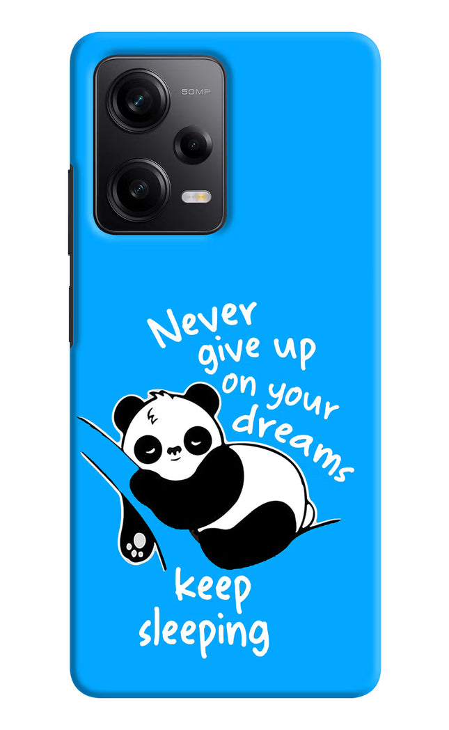 Keep Sleeping Redmi Note 12 Pro 5G Hard Case Back Cover by Casekaro
