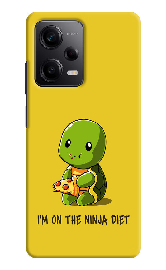 I'm on Ninja Diet Redmi Note 12 Pro 5G Hard Case Back Cover by Casekaro