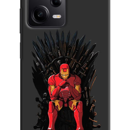 Ironman Throne Redmi Note 12 Pro 5G Hard Case Back Cover by Casekaro