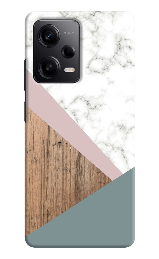 Marble wood Abstract Redmi Note 12 Pro 5G Hard Case Back Cover by Casekaro