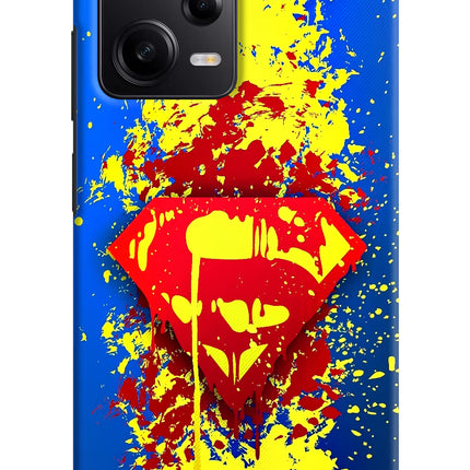 Superman logo Redmi Note 12 Pro 5G Hard Case Back Cover by Casekaro