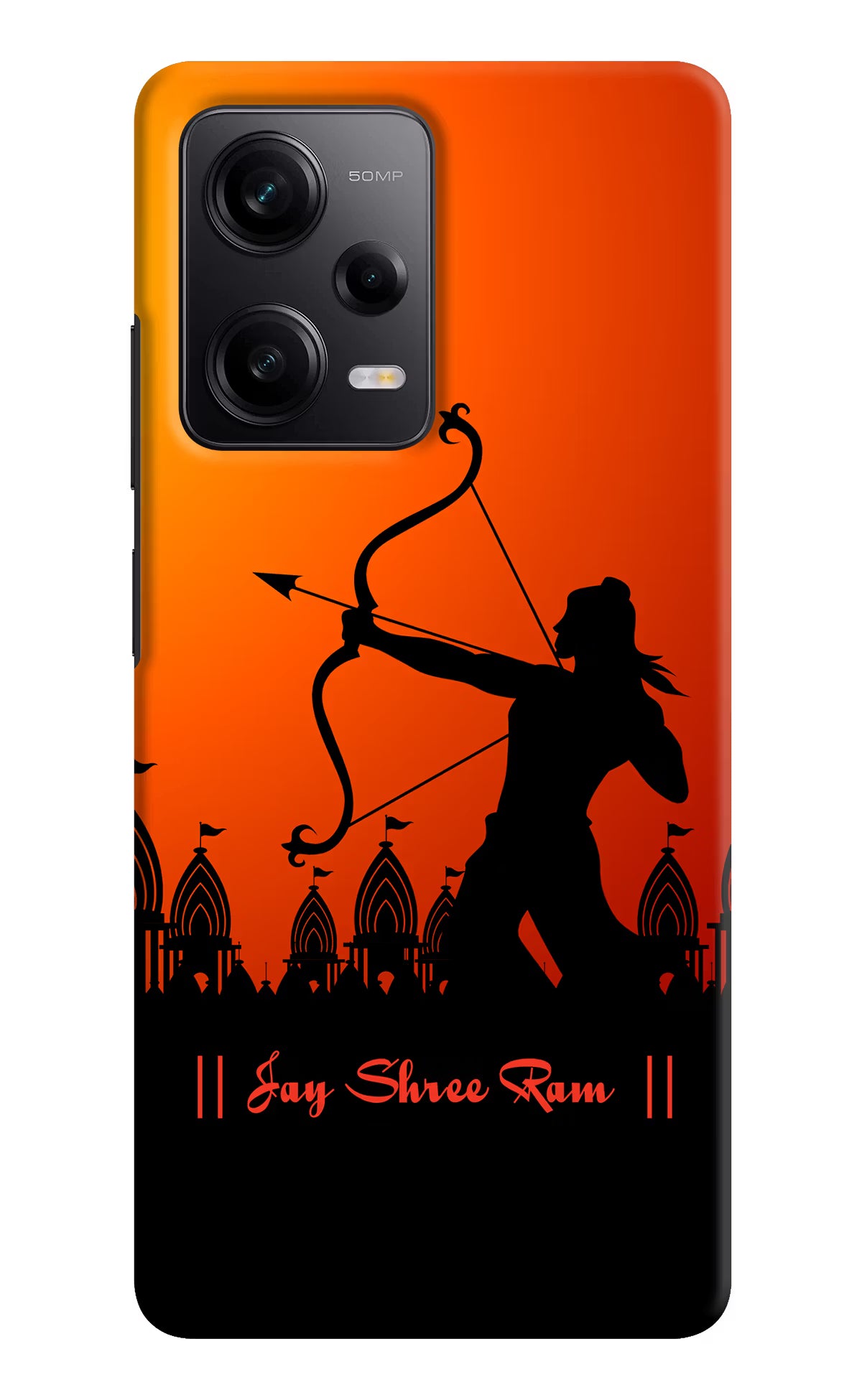 Lord Ram - 4 Redmi Note 12 Pro 5G Hard Case Back Cover by Casekaro