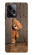 Teddy Wooden Redmi Note 12 Pro 5G Hard Case Back Cover by Casekaro