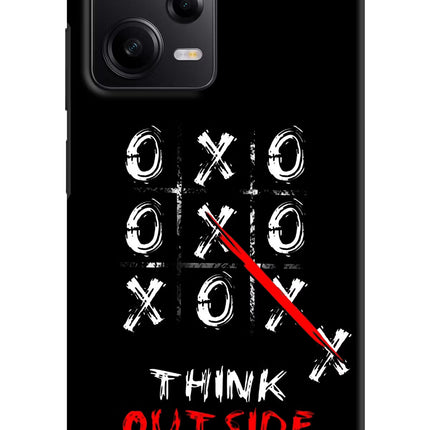 Think out of the BOX Redmi Note 12 Pro 5G Hard Case Back Cover by Casekaro