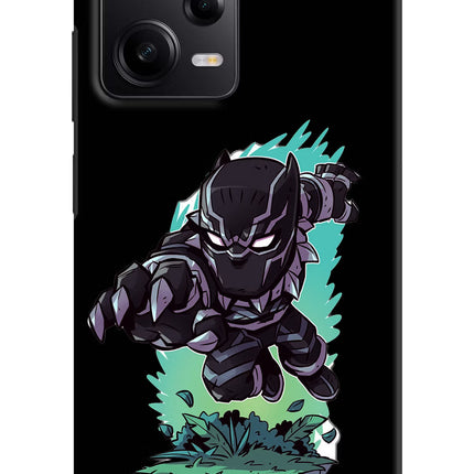 Black Panther Redmi Note 12 Pro 5G Hard Case Back Cover by Casekaro