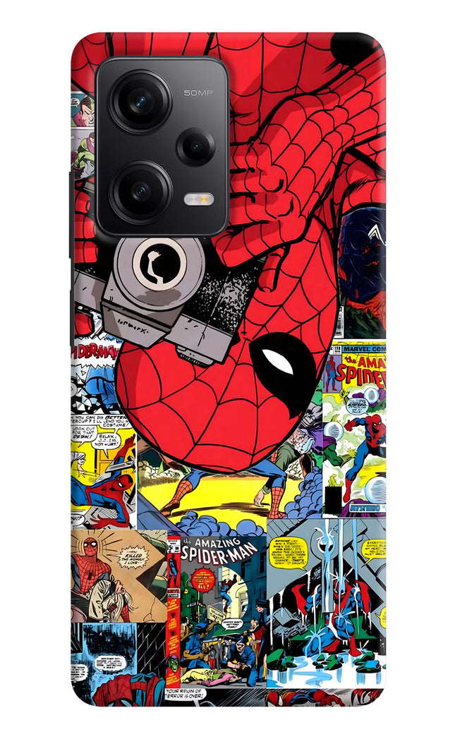 Spider Man Redmi Note 12 Pro 5G Hard Case Back Cover by Casekaro