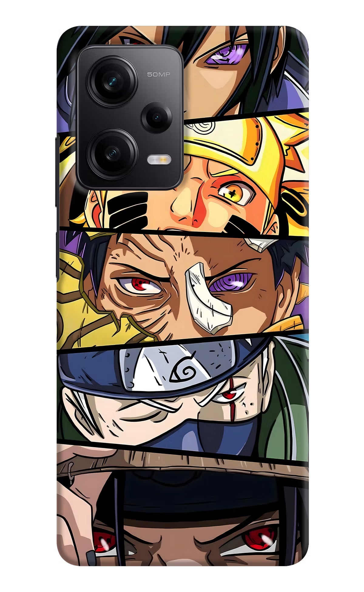 Naruto Character Redmi Note 12 Pro 5G Hard Case Back Cover by Casekaro