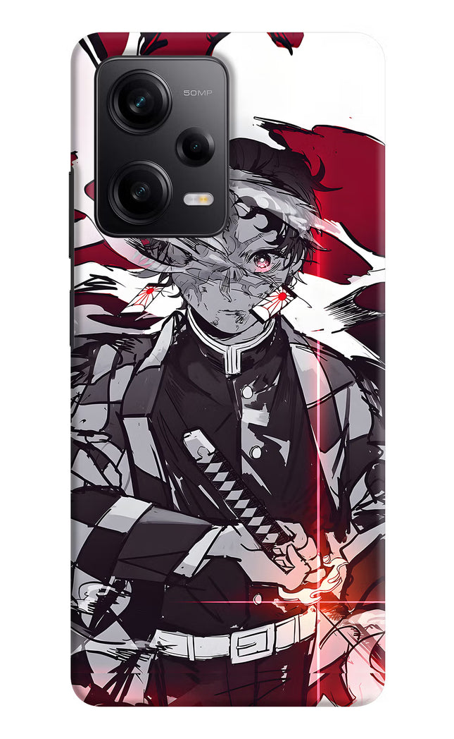 Demon Slayer Redmi Note 12 Pro 5G Hard Case Back Cover by Casekaro