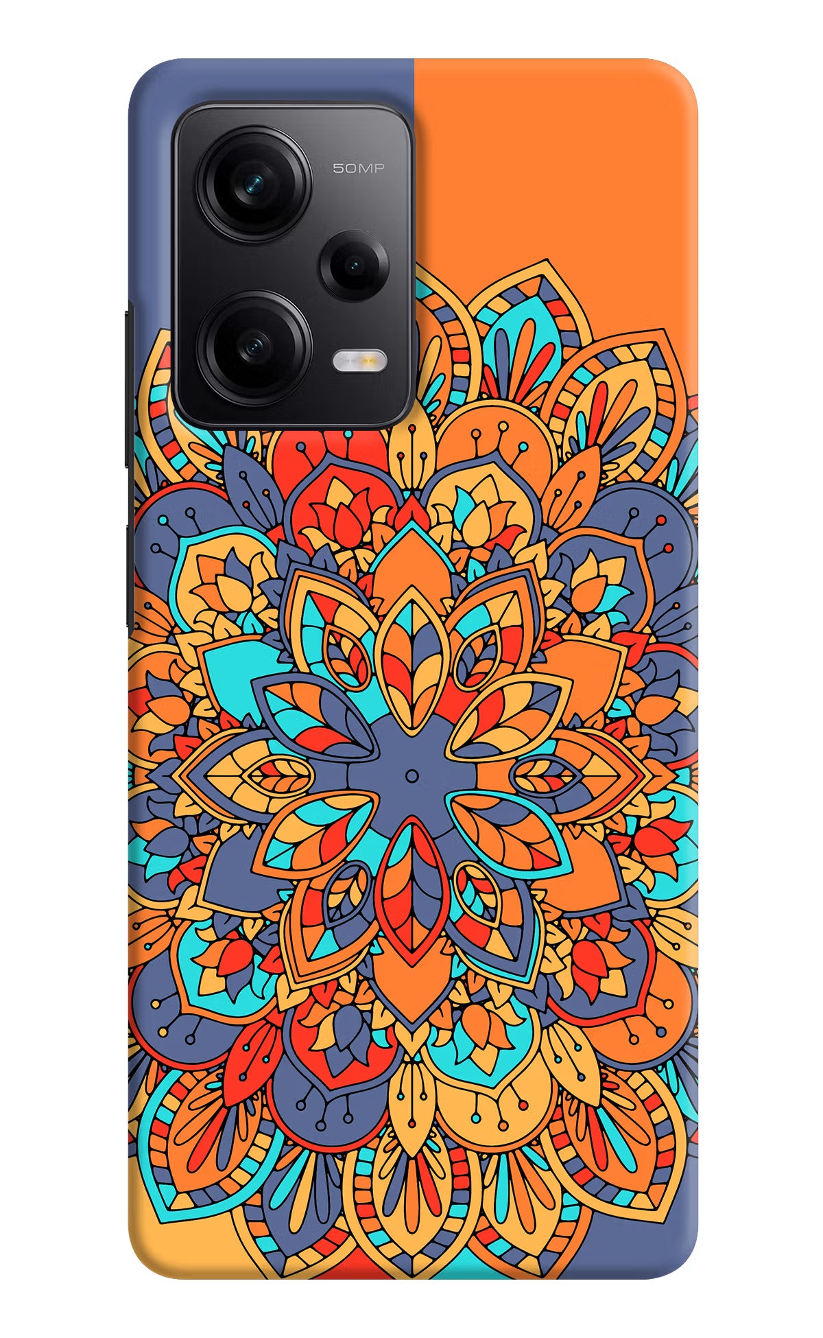 Color Mandala Redmi Note 12 Pro 5G Hard Case Back Cover by Casekaro