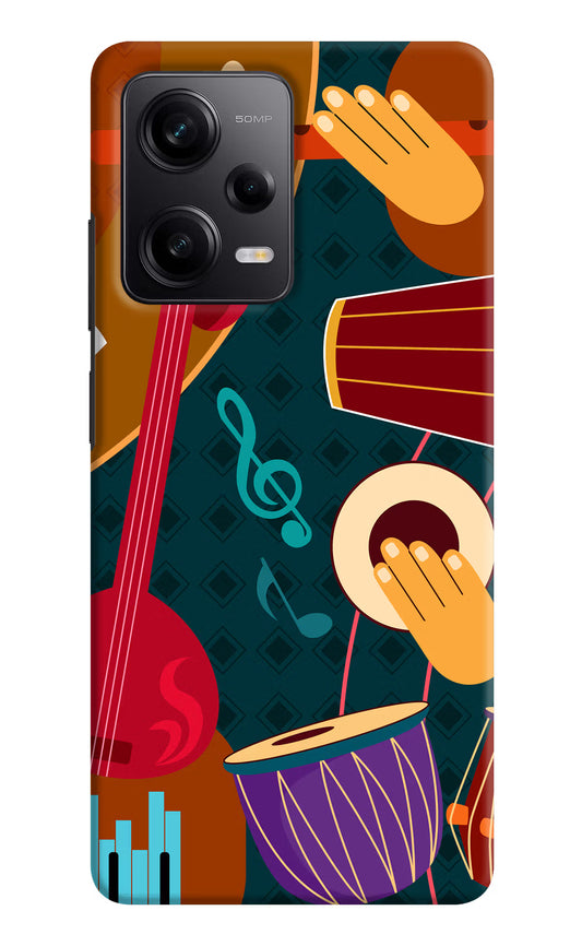 Music Instrument Redmi Note 12 Pro 5G Hard Case Back Cover by Casekaro