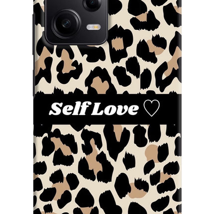 Leopard Print Self Love Redmi Note 12 Pro 5G Hard Case Back Cover by Casekaro