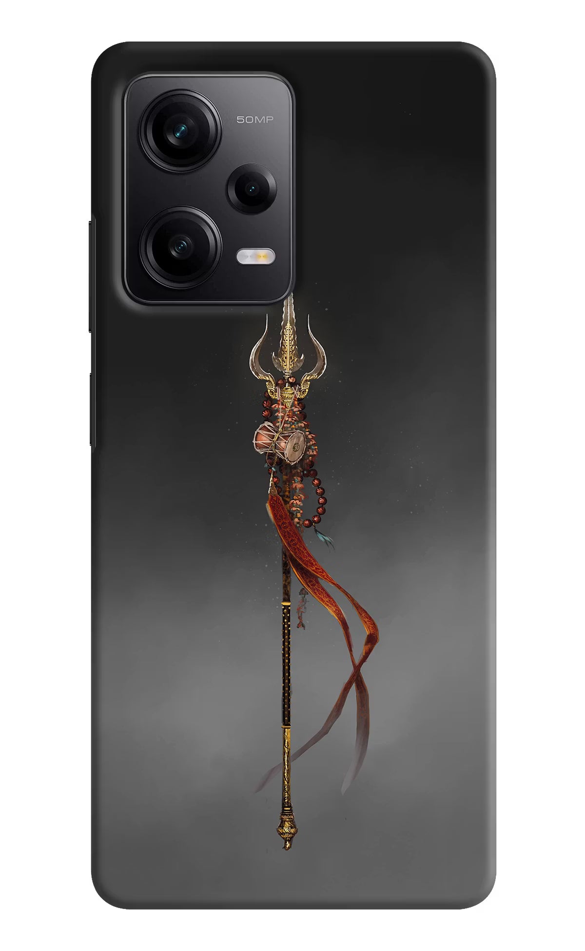 Shiv Trishul Redmi Note 12 Pro 5G Hard Case Back Cover by Casekaro